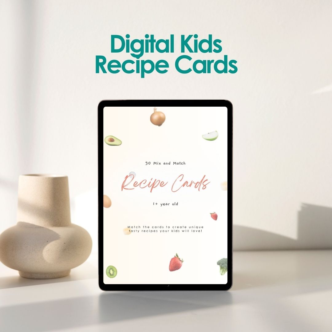 Kids Meal Prep Cards – Recipes for 1+ Year Old