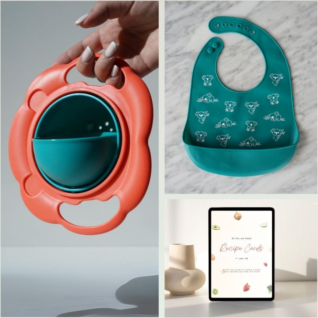 Stress-Free Mealtime Bundle - Bowl & Bib