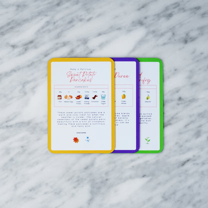 Kids Meal Prep Cards – Recipes for 1+ Year Old