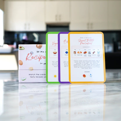 Kids Meal Prep Cards – Recipes for 1+ Year Old